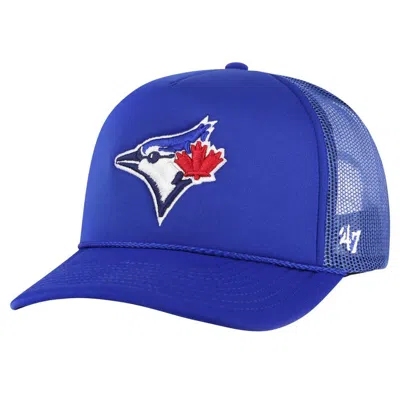 47 ' Royal Toronto Blue Jays Foamo Trucker Snapback Hat