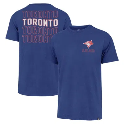 47 ' Royal Toronto Blue Jays Hang Back Franklin T-shirt