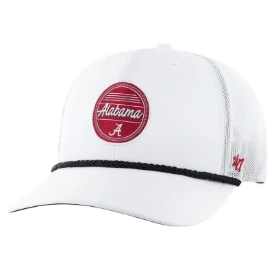 47 ' White Alabama Crimson Tide Fairway Trucker Adjustable Hat