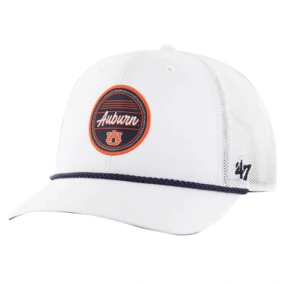 47 ' White Auburn Tigers Fairway Trucker Adjustable Hat