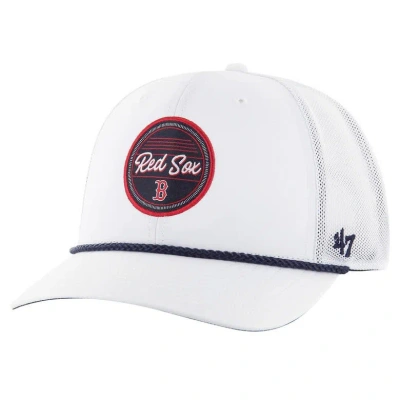 47 ' White Boston Red Sox Fairway Trucker Adjustable Hat