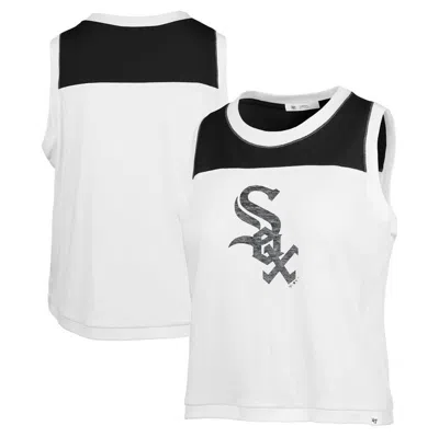 47 Brand '47 White Chicago White Sox Premier Zoey Waist Length Tank Top