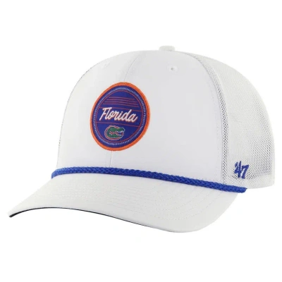 47 ' White Florida Gators Fairway Trucker Adjustable Hat
