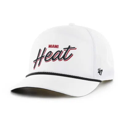 47 ' White Miami Heat Fairway Hitch Brrr Adjustable Hat