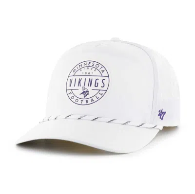 47 ' White Minnesota Vikings Surburbia Hitch Adjustable Hat