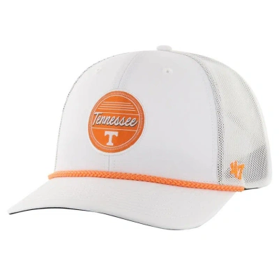 47 ' White Tennessee Volunteers Fairway Trucker Adjustable Hat