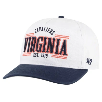 47 ' White Virginia Cavaliers Streamline Hitch Adjustable Hat