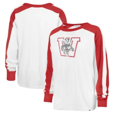 47 ' White Wisconsin Badgers Premier Caribou Long Sleeve T-shirt