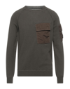 C.p. Company Sweaters In Military Green