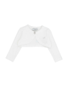 Monnalisa Kids' Wrap Cardigans In White