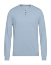 Alpha Studio Sweaters In Sky Blue