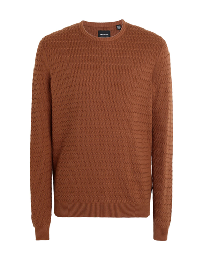 Only & Sons Sweaters In Brown