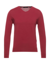 JEORDIE'S JEORDIE'S MAN SWEATER RED SIZE S COTTON
