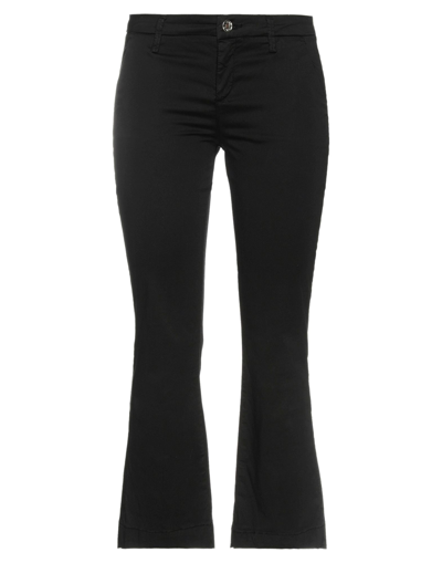 Liu •jo Cropped Pants In Black