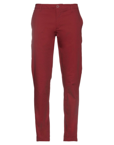 Armani Exchange Pants In Red