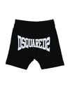 Dsquared2 Kids' Shorts & Bermuda Shorts In Black