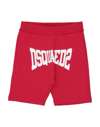 Dsquared2 Kids' Shorts & Bermuda Shorts In Red