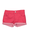 Aletta Kids'  Toddler Girl Shorts & Bermuda Shorts Coral Size 4 Cotton, Polyester, Elastane In Red