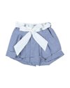 Philosophy Di Lorenzo Serafini Toddler Girl Shorts & Bermuda Shorts Blue Size 6 Cotton, Polyamide In Blue
