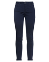 Maison Espin Cropped Pants In Dark Blue