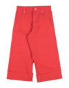 THE MARC JACOBS MARC JACOBS TODDLER GIRL JEANS RED SIZE 4 COTTON, ELASTANE