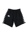 Kappa Toddler Shorts & Bermuda Shorts Black Size 6 Cotton, Polyester