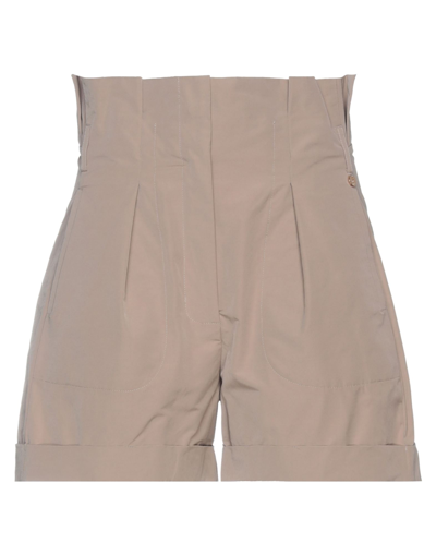 Liu •jo Woman Shorts & Bermuda Shorts Sand Size 4 Polyester, Cotton In Beige
