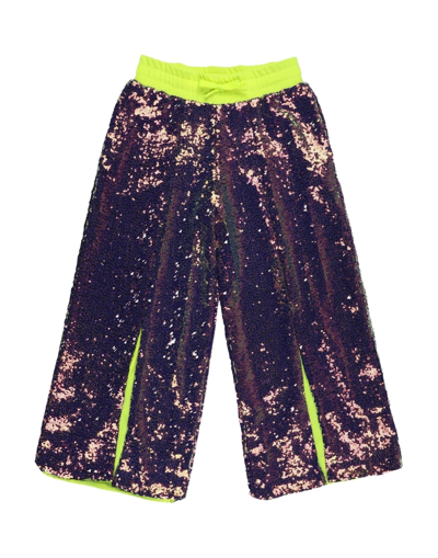 Gaelle Paris Babies' Gaëlle Paris Toddler Girl Pants Lime Green Size 4 Polyester, Elastane