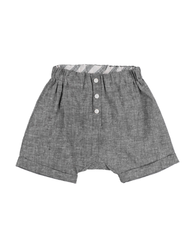 Aletta Kids'  Newborn Boy Shorts & Bermuda Shorts Dark Green Size 3 Viscose, Linen