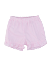 Aletta Newborn Girl Shorts & Bermuda Shorts Pink Size 3 Cotton In Pink