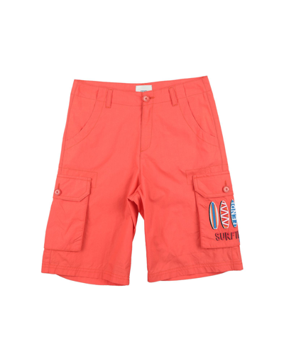Fendi Kids' Shorts & Bermuda Shorts In Orange