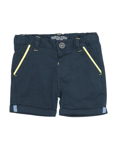 North Pole Kids'  Newborn Boy Shorts & Bermuda Shorts Midnight Blue Size 3 Cotton, Elastane