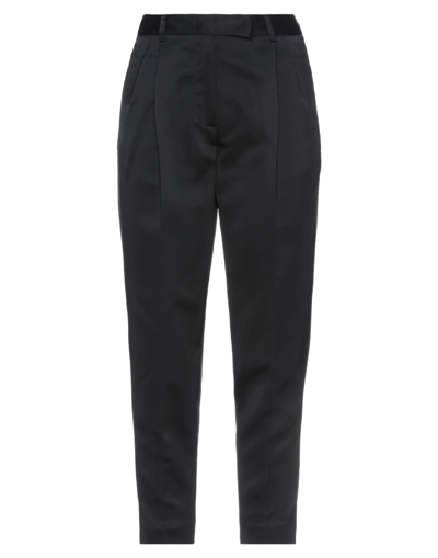 Alberto Biani Gabardine Pants In Black