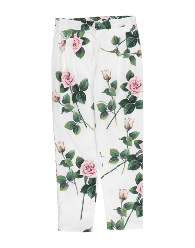 Dolce & Gabbana Babies' Pants In White