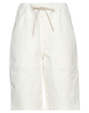 Nanushka Woman Shorts & Bermuda Shorts White Size S Cotton, Elastane, Polyester, Polyurethane In White