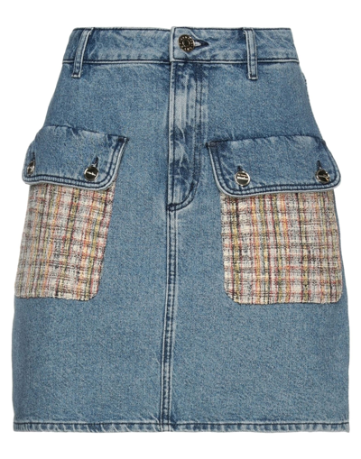 Sandro Denim Skirts In Blue