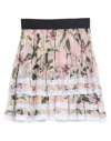 DOLCE & GABBANA DOLCE & GABBANA WOMAN MINI SKIRT BLUSH SIZE 10 SILK, COTTON, POLYAMIDE