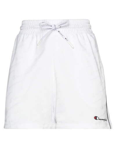 Champion Woman Shorts & Bermuda Shorts White Size Xs Polyester