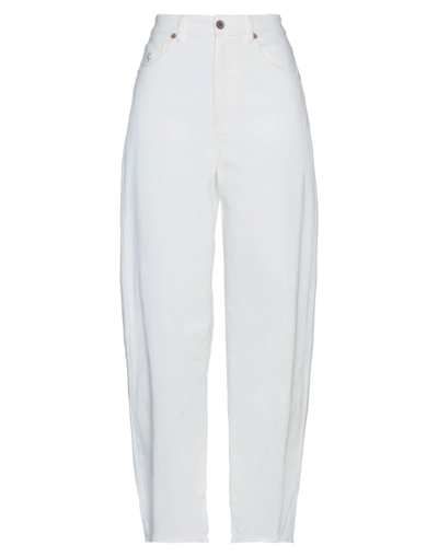 European Culture Pants In White