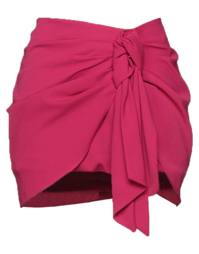 Vicolo Mini Skirts In Red