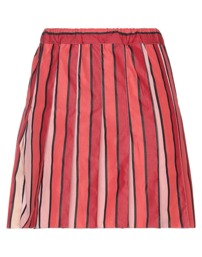 Marni Mini Skirts In Red