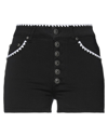 Dondup Denim Shorts In Black