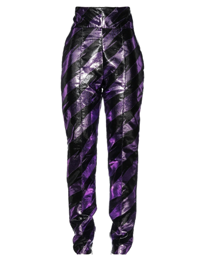 Alexandre Vauthier Pants In Purple