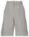 Peserico Woman Shorts & Bermuda Shorts Charcoal Size 6 Cotton, Nylon, Elastane In Grey