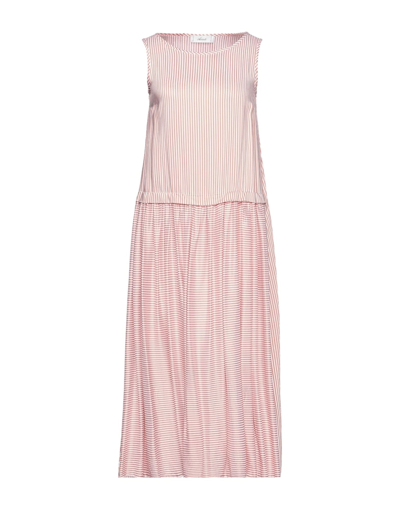 Accuà By Psr Midi Dresses In Salmon Pink