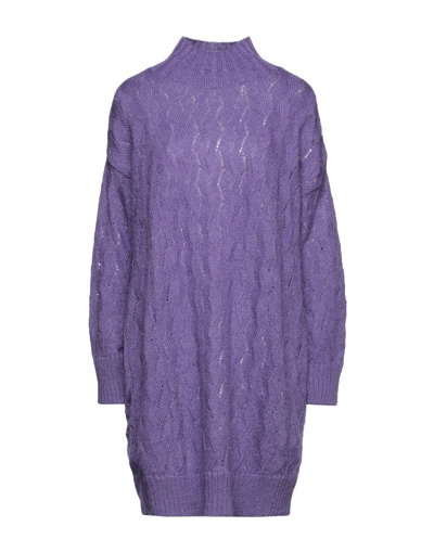 Alessandro Dell'acqua Short Dresses In Light Purple