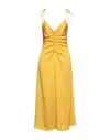 Sandro Long Dresses In Ocher