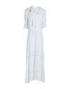 Simona-a Long Dresses In White