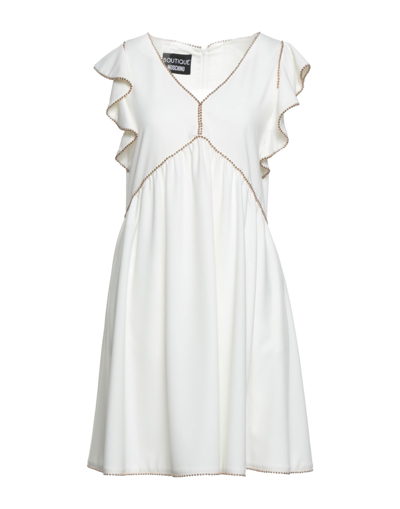 Moschino Short Dresses In White
