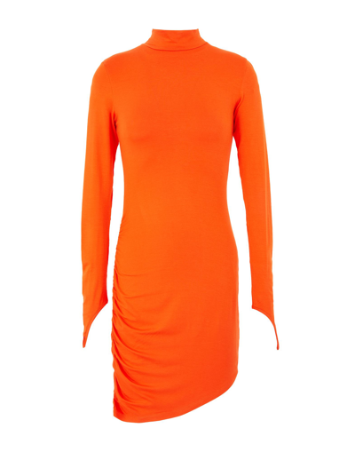 8 By Yoox Short Dresses In Orange